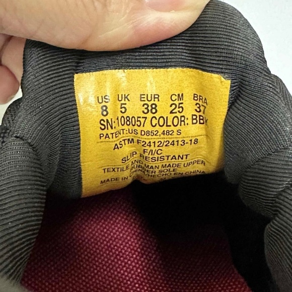 SKECHERS Work Arch Fit SR Evzan Alloy Steel Toe Safety Trainers Size 8 - Picture 9 of 9